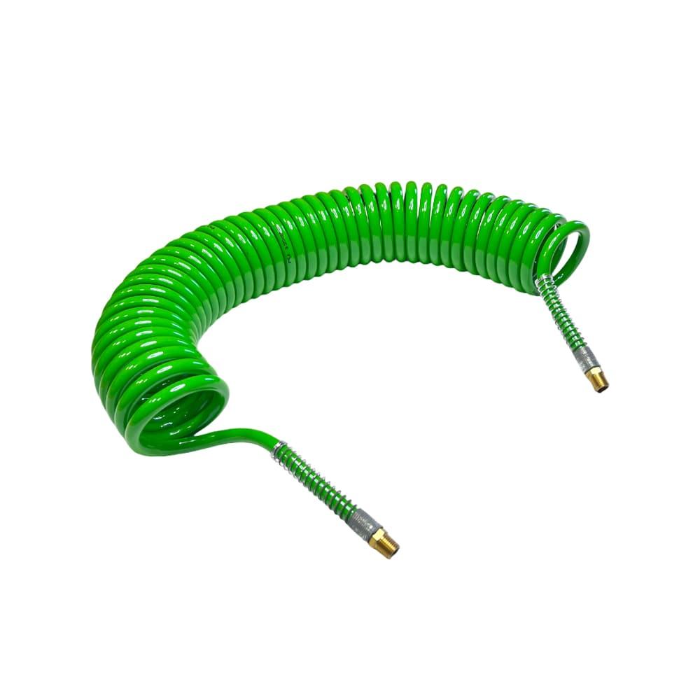 Пневмошланг витой 12 х 8 - 10 м НР 1/4" Гамматест (без быстроразъемов)