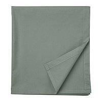 Простыня IKEA ДВАЛА 240x260 см серо-зеленый