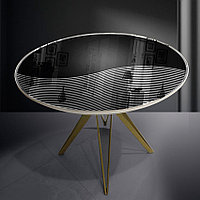 Дизайнерский обеденный стол Golden Style модель №3 круглый