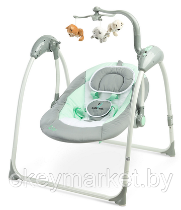 Электрокачели для новорожденных Caretero Loop | Graphite, фото 3