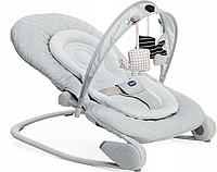 Детский шезлонг- кресло - качалка Chicco Hoopla | Light Grey