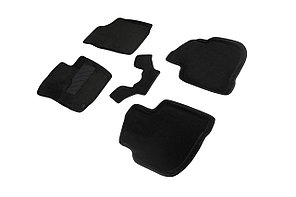 3D коврики ворсовые Volkswagen Polo 6 (2020-) / Фольксваген Поло [90257] (SeiNtex)