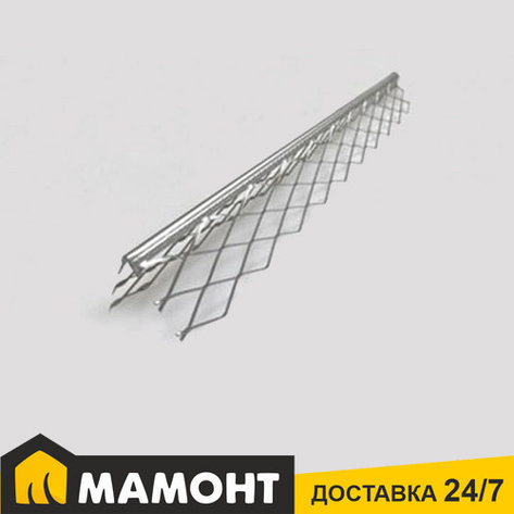 Уголок для мокрой штукатурки с металлической сеткой Profigips, 3 м, фото 2