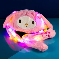 Детская светящаяся шапка с движущими ушками