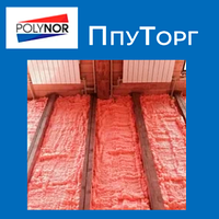 Утепление бани ППУ POLYNOR