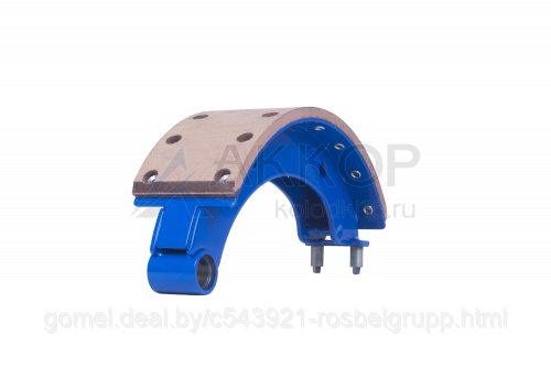 Колодка тормозная в сб. УРАЛ 375-3501090 (шт.) (АККОР)