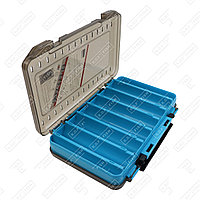 Коробка рыболовная K.D.F. BOX 246-19, 2х-сторонняя для воблеров 12 отделений 195*12*33 мм
