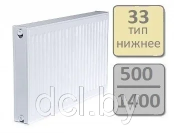 Стальной панельный радиатор Lemax Valve Compact тип 33-500 1400