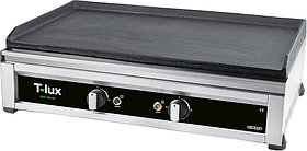 Поверхность жарочная T-LUX OGE 7050 SS (670х430х210мм, 2,8кВт, 220В, чугун, гладкая поверхность)