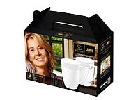 Набор чайный "WL-880108/2C", фарфор, 350 мл, белый