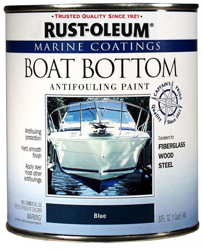 Краска для яхт и лодок (ниже ватерлинии) Boat Bottom Antifouling Paint Тёмно-синий - фото 1 - id-p34141836