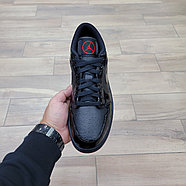 Кроссовки Air Jordan 1 Low Black Red, фото 3