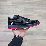 Кроссовки Air Jordan 1 Low Black Red, фото 2