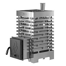 Стальная печь для бани ASTON 16 INOX