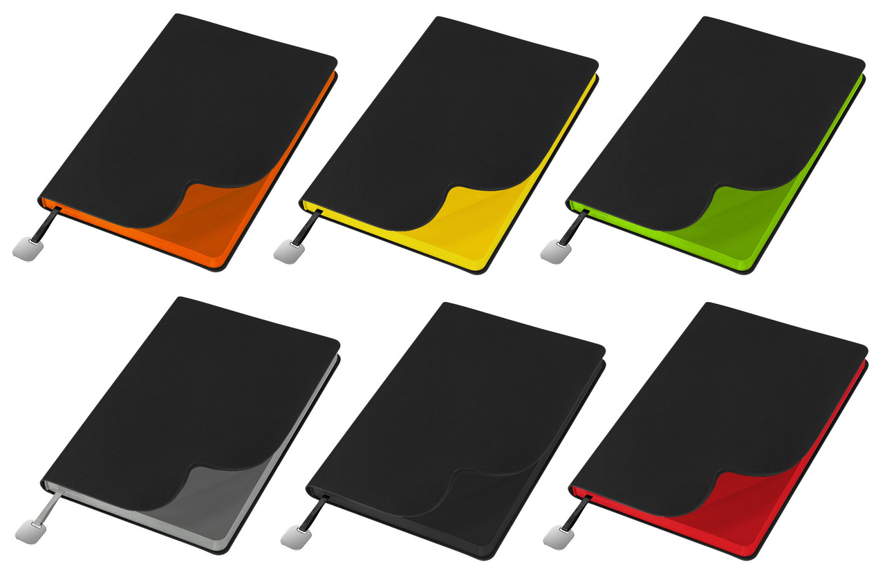 Ежедневник Flexy Latte Soft Touch Black Edition Color А5 недатированный в гибкой обложке