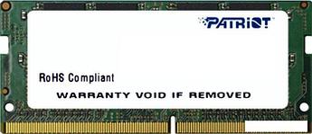 Оперативная память Patriot Signature Line 8GB DDR4 SODIMM PC4-19200 [PSD48G240081S]