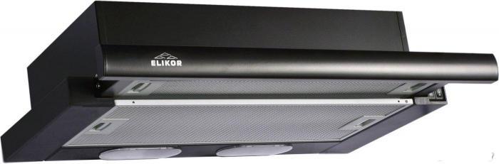 Кухонная вытяжка Elikor Интегра 60П-400-В2Л (черный) (841332)