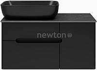 Misty Тумба под умывальник Роял 80 П-Роя-01080-021П2Я (подвесная, черный)