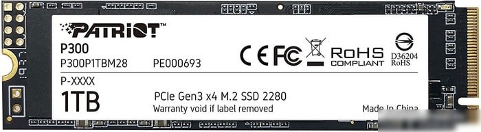 SSD Patriot P300 1TB P300P1TBM28, фото 1