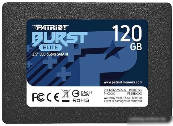 SSD Patriot Burst Elite 120GB PBE120GS25SSDR, фото 1