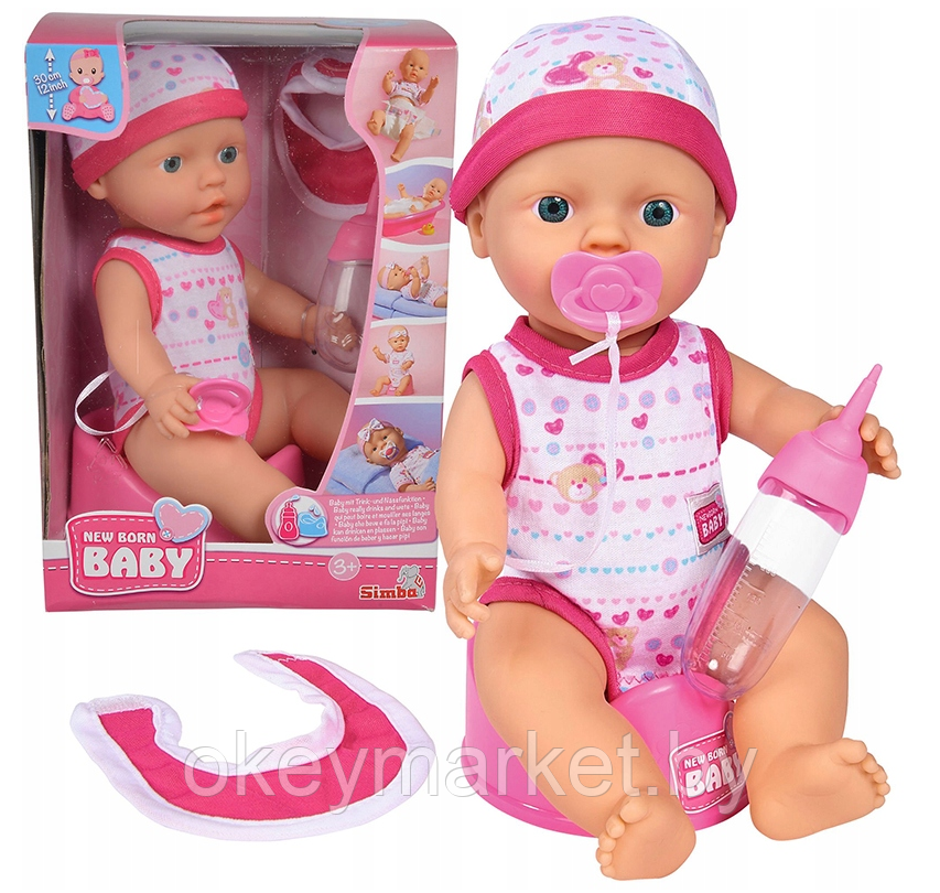 Кукла пупс Simba New Born Baby  5037800