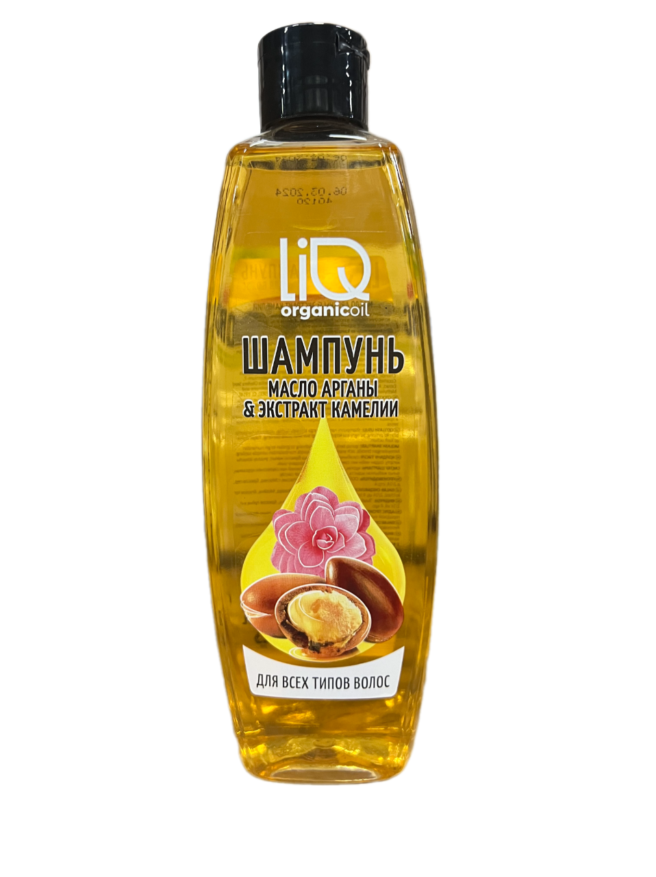 Шампунь для волос LiQ OIL "Масло арганы & экстракт камелии", 400 мл