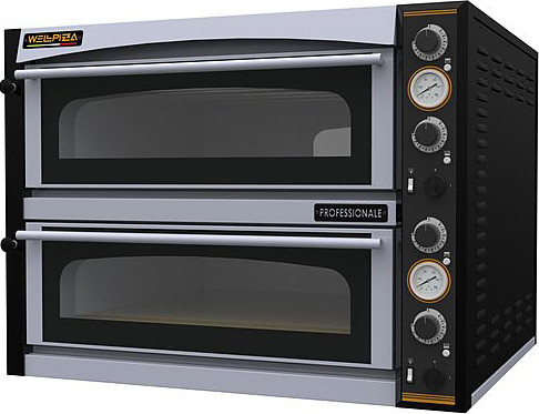 Печь для пиццы WLBake WellPizza Professionale 44M (1000х945х745 мм; 380В; 12кВт, 2 камеры 720х720х140 мм; 4+4)