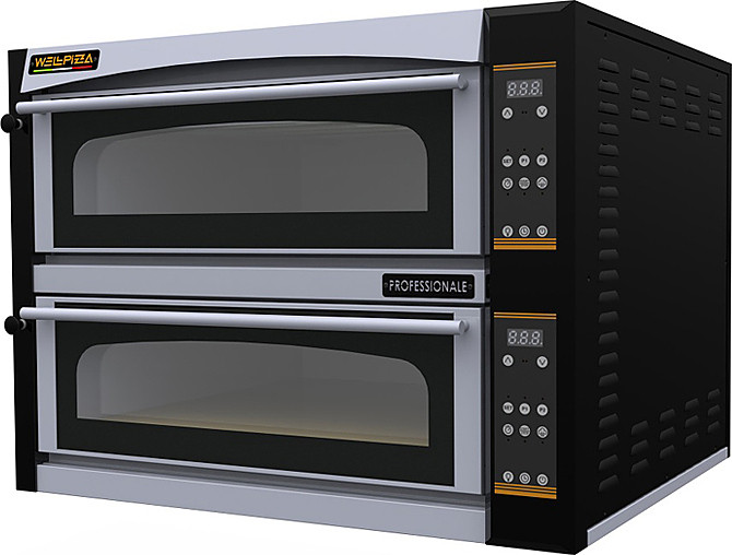 Печь для пиццы WLBake WellPizza Professionale 44D (1000х940х745 мм; 380В; 12кВт, электронная п/у; 4+4 (360мм)