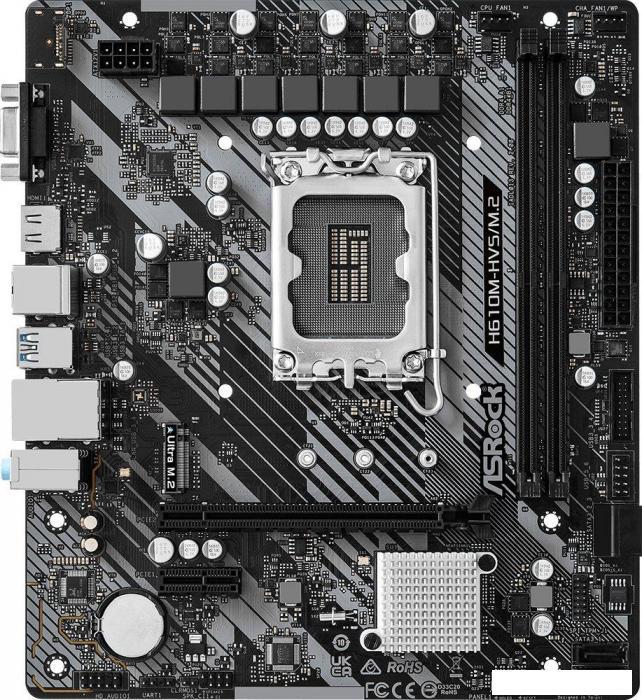 Материнская плата ASRock H610M-HVS/M.2 R2.0