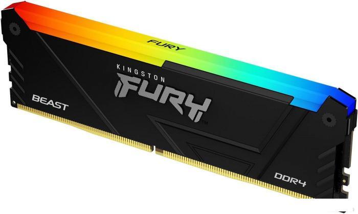 Оперативная память Kingston FURY Beast RGB 8ГБ DDR4 3733 МГц KF437C19BB2A/8