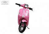 Детский электроскутер RiverToys A111AA (розовый) скорость 20 км/ч, до 65 кг., фото 2