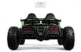 Детский электромобиль RiverToys A999AA (зеленый карбон) Buggy Двухместный Скорость: 20 км/ч, 48V, до 150 кг., фото 6