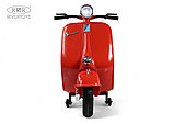 Детский электроскутер RiverToys VESPA M888MM (красный), фото 2