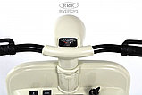Детский электроскутер RiverToys VESPA M888MM (серый), фото 6