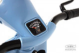 Детский электроскутер RiverToys VESPA M888MM (синий), фото 6