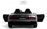 Детский электромобиль RiverToys Audi R8 M333MM (серый) Лицензионная модель Двухместный До 100 кг. Скорость до, фото 3
