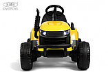 Детский электромобиль RiverToys K111KK (желтый) Трактор, фото 5