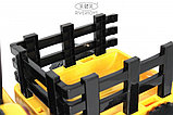 Детский электромобиль RiverToys K111KK (желтый) Трактор, фото 6