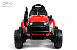 Детский электромобиль RiverToys K111KK (красный) Трактор, фото 4