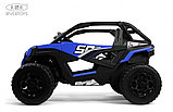 Детский электромобиль RiverToys C777CC (синий) Buggy Двухместный Полноприводный, фото 6