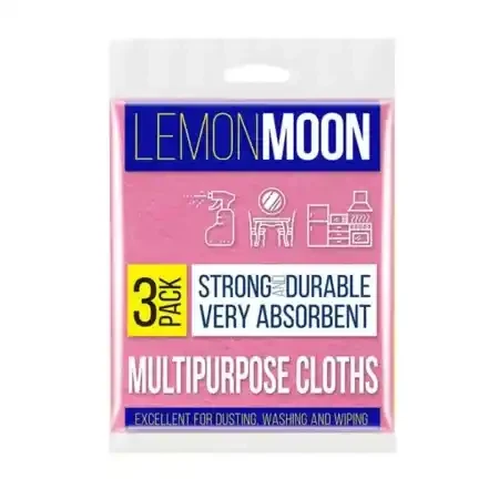 Салфетка вискозная Lemon Moon 30х38 см 3 шт