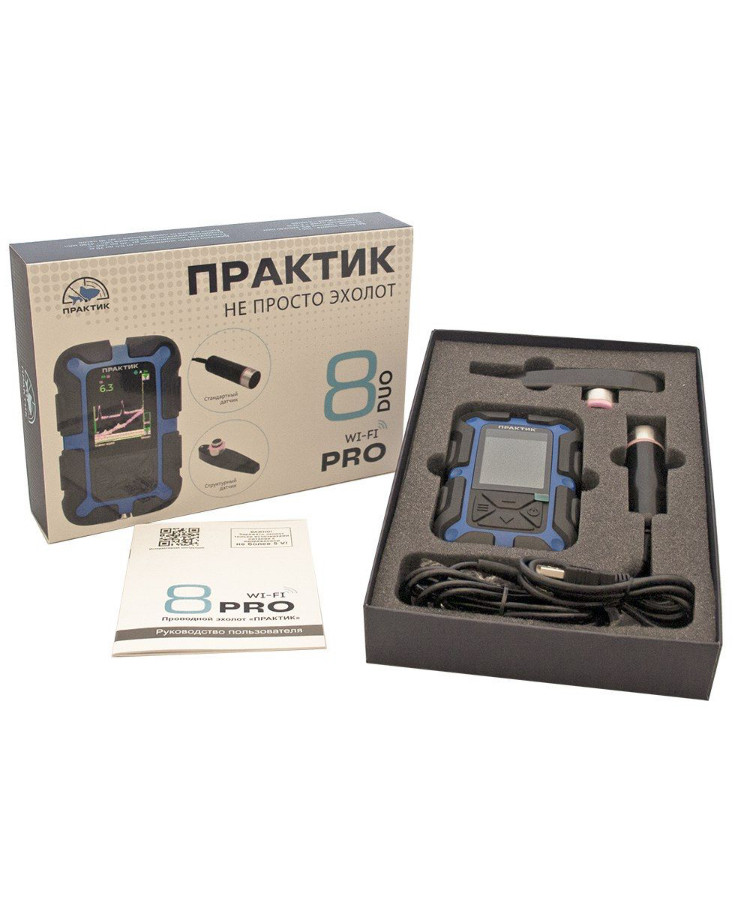 Эхолот Практик 8 PRO Wi-Fi DUO (датчик Эховизор в комплекте) + ПОДАРОК(Бампер) + БЕСПЛАТНАЯ ДОСТАВКА ПО РБ!!! - фото 10 - id-p231983580