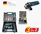 Перфоратор shtenli 1120p (1120 вт) со съемной головой + подарок набор инструментов + болгарка shtenli ga 5030, фото 2