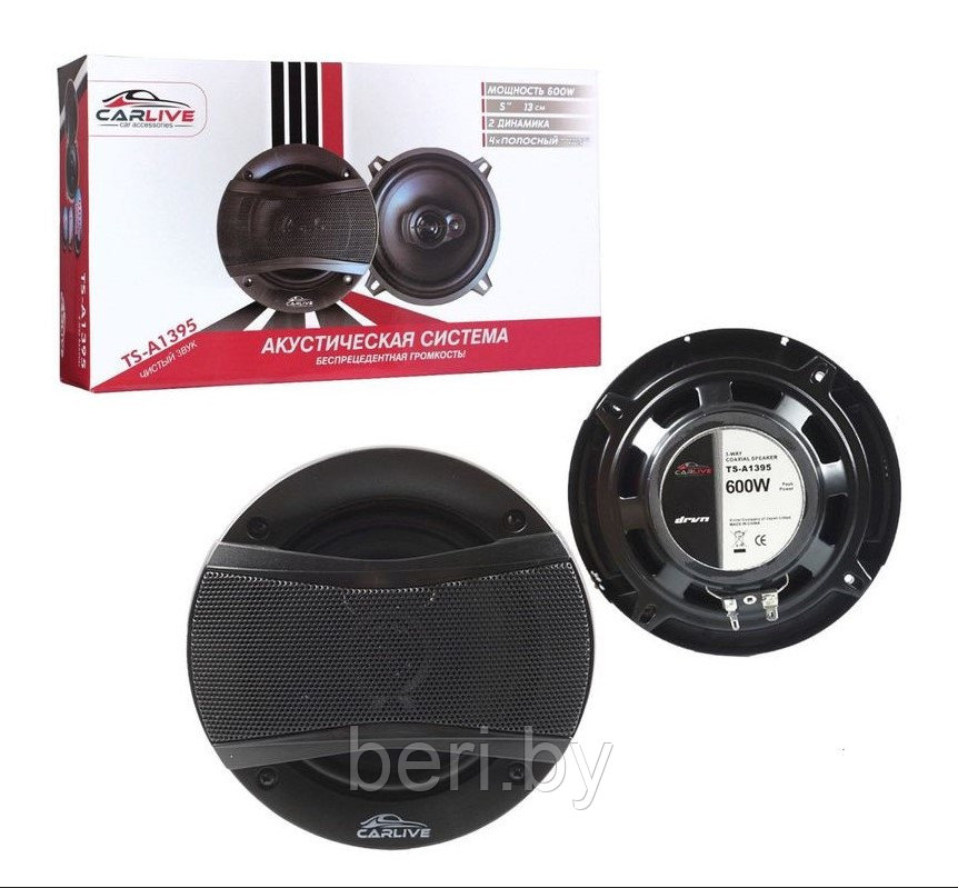 Автомобильная акустика Carlive TS-A1395 (5)", колонки для авто