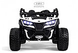 Детский электромобиль RiverToys C555CC (белый) Buggy Двухместный Полноприводный, фото 2