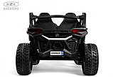 Детский электромобиль RiverToys C555CC (белый) Buggy Двухместный Полноприводный, фото 4