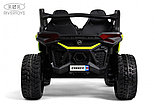Детский электромобиль RiverToys C555CC (зелёный) Buggy Двухместный Полноприводный, фото 4