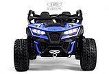 Детский электромобиль RiverToys C555CC (синий) Buggy Двухместный Полноприводный, фото 4