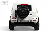 Детский электромобиль RiverToys Mercedes Benz G63 Y777YY (белый) Лицензия Двухместный Полноприводный Нагрузка, фото 3