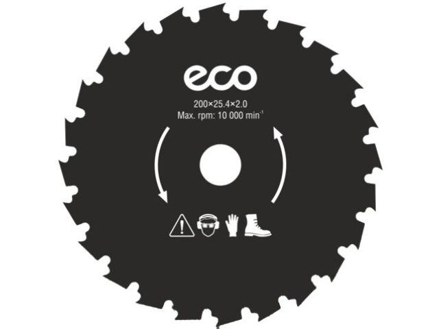 Нож для мотокосы 24 зуб. 200х2.0х25.4 мм ECO (специальная геометрия зубьев)